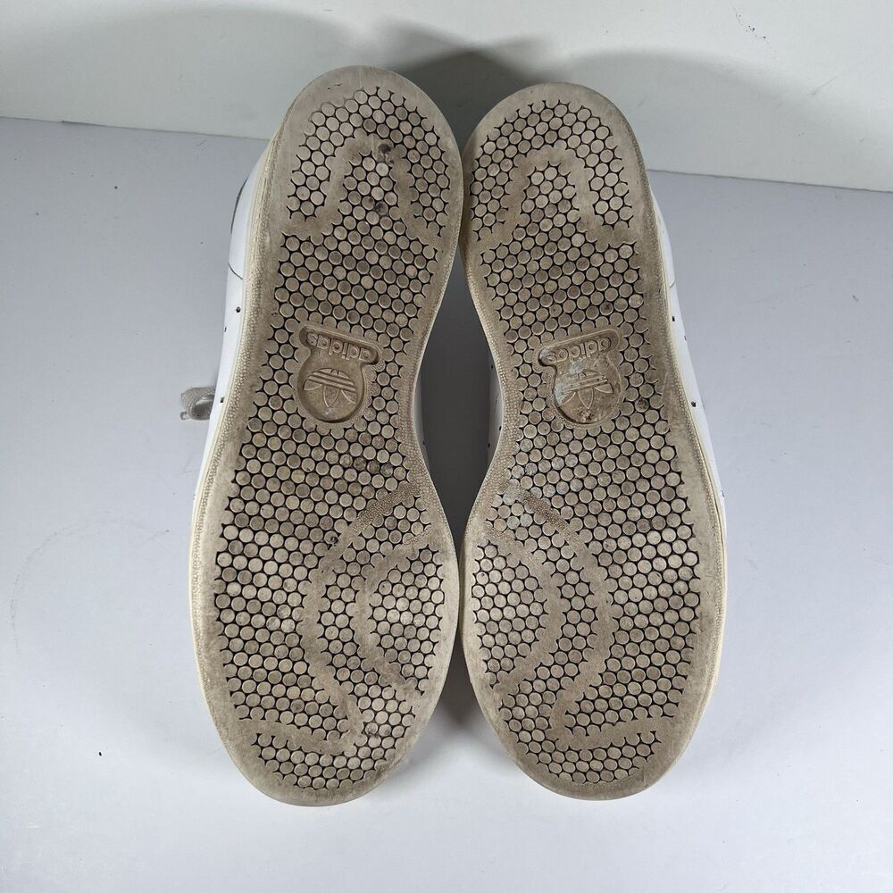 Adidas Stan Smith White Green Lace Up Athletic Shoes Sneakers Men's 7.5 M20324 - Picture 7 of 8